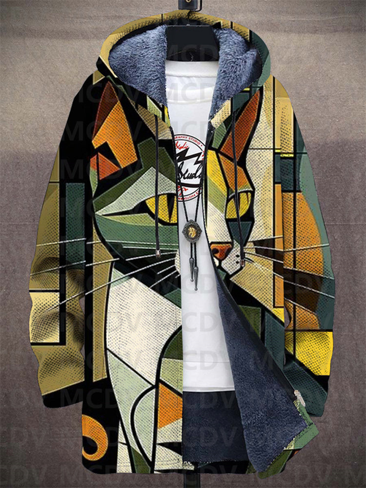 Lowanna™ - Luxe, op kunst geïnspireerde hoodie met rits