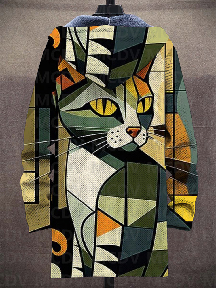 Lowanna™ - Luxe, op kunst geïnspireerde hoodie met rits