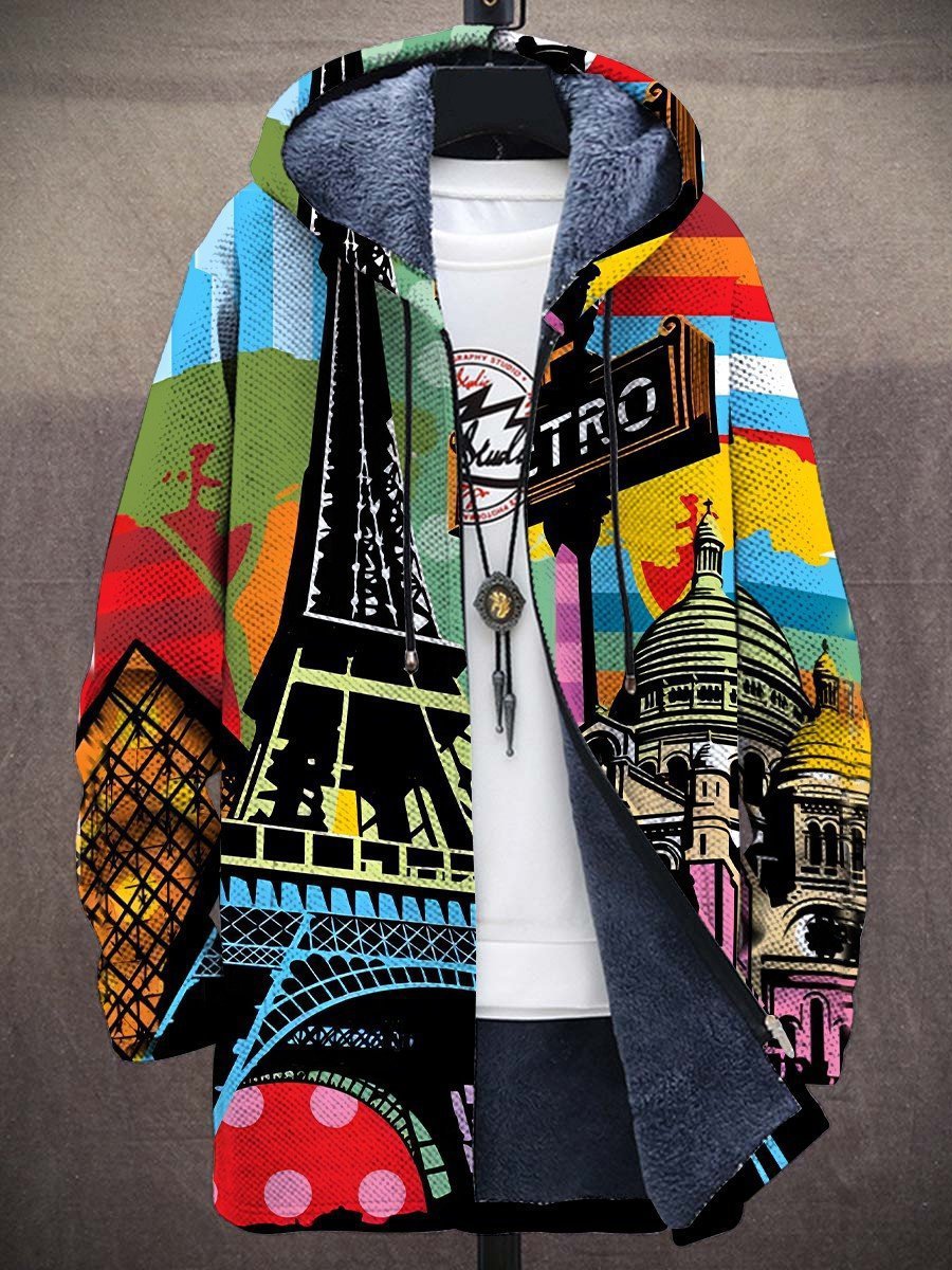 Marlee™ - Luxe, op kunst geïnspireerde hoodie met rits