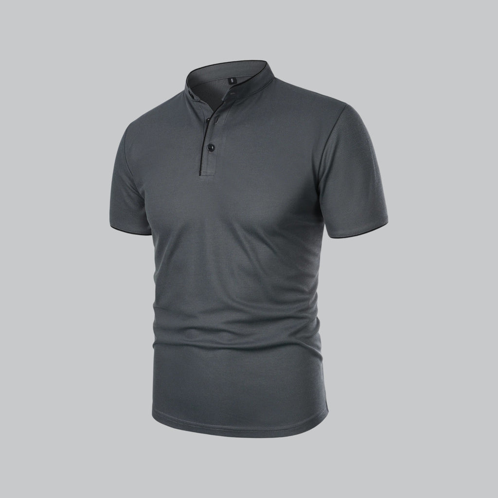 Arthur | Poloshirt zonder kraag