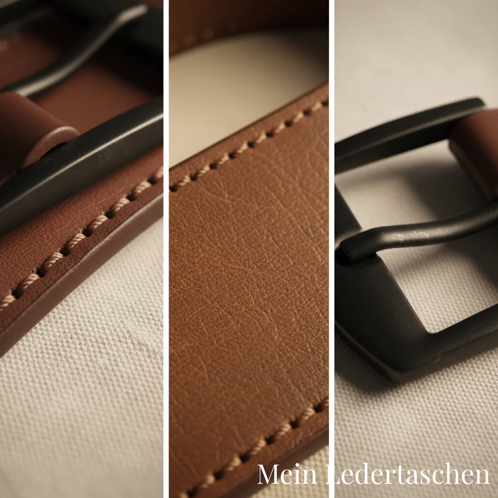 Milanese leren riem