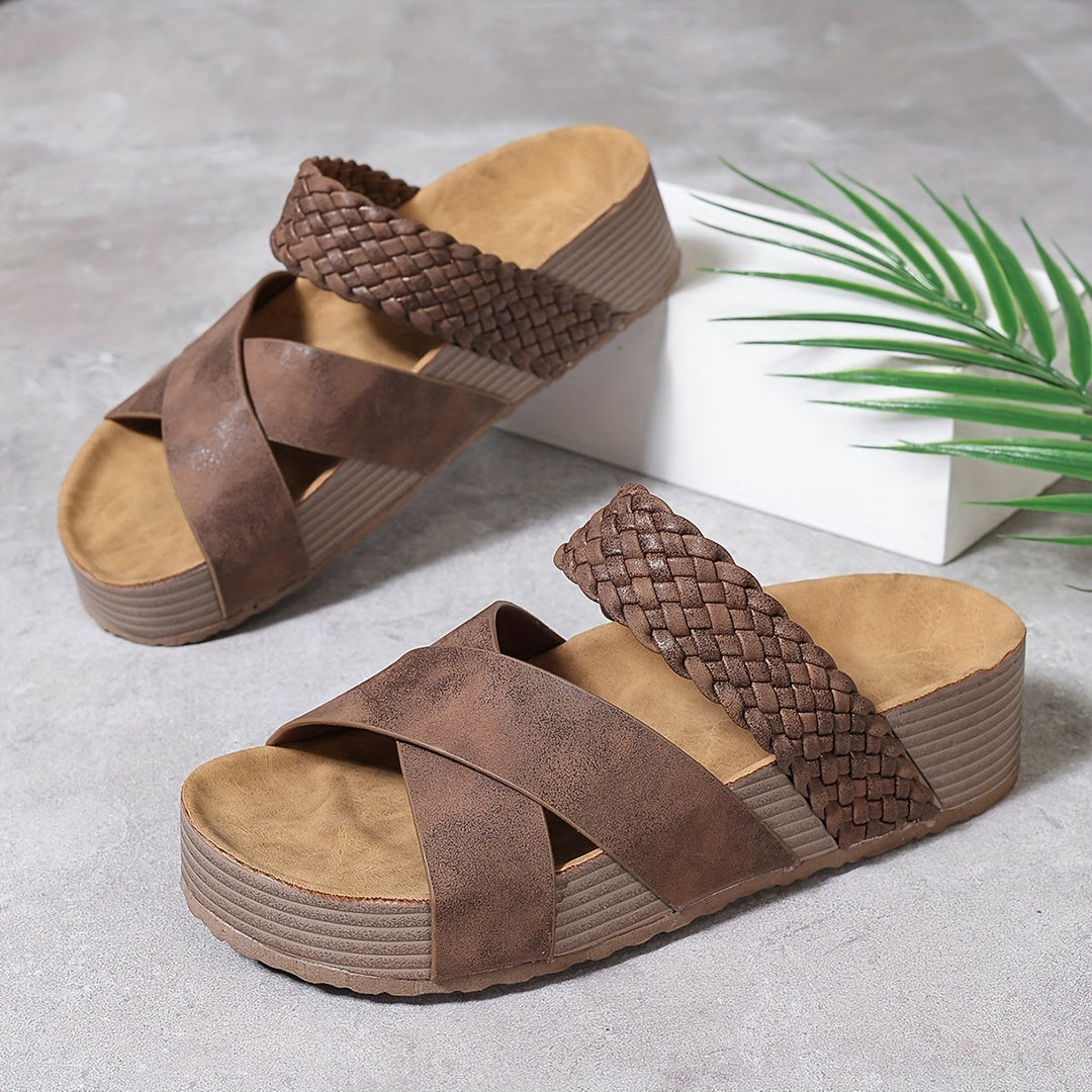 Elegante Geflochtene Sandalen von Valérie