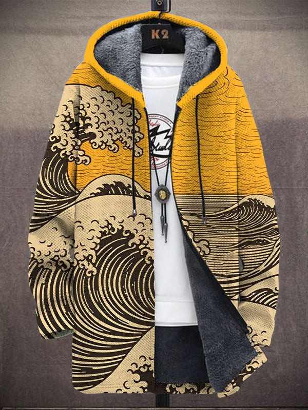 Nálha™ - Luxe, op kunst geïnspireerde hoodie met rits