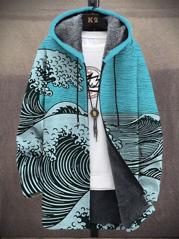 Nálha™ - Luxe, op kunst geïnspireerde hoodie met rits