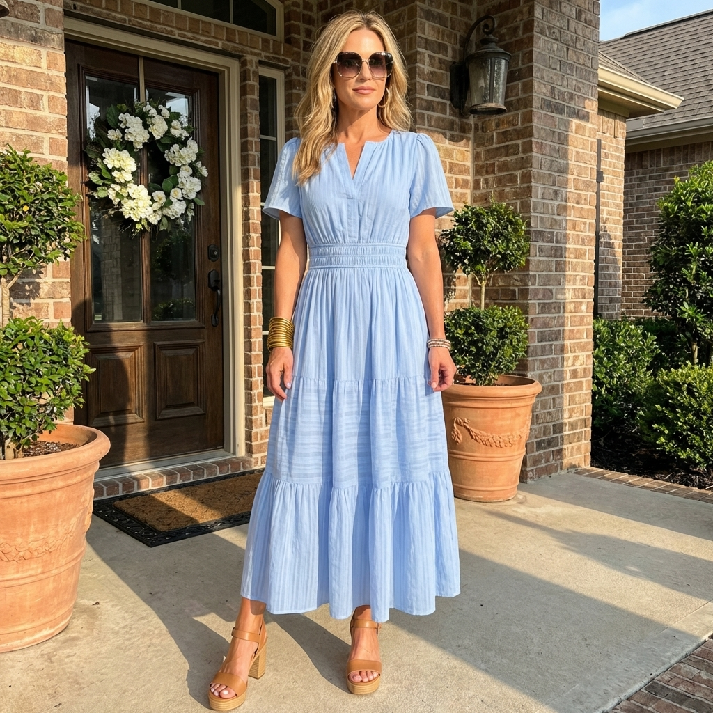 Elara – Luchtige, comfortabele maxi-jurk
