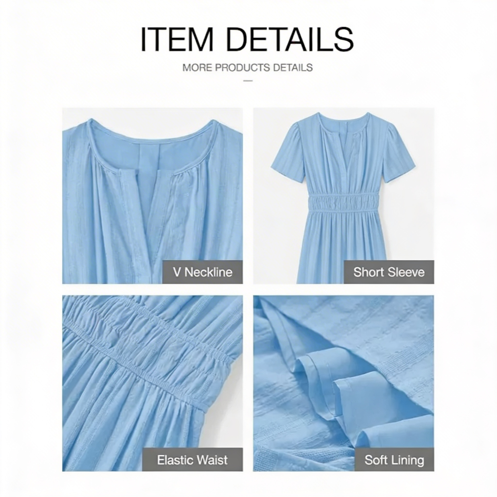 Elara – Luchtige, comfortabele maxi-jurk