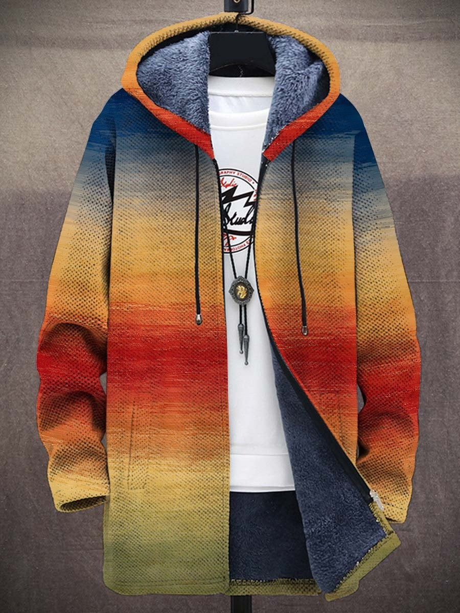 Noora™ - Luxe, op kunst geïnspireerde hoodie met rits