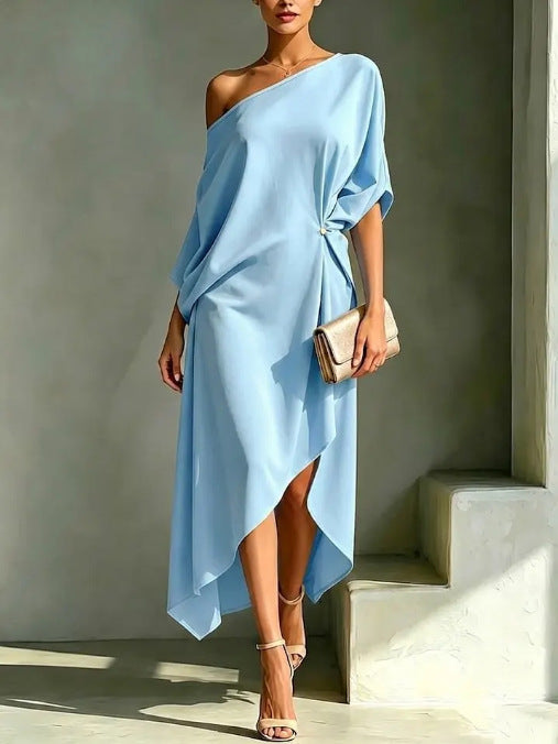 Camila – Stilvolles, asymmetrisches Kleid