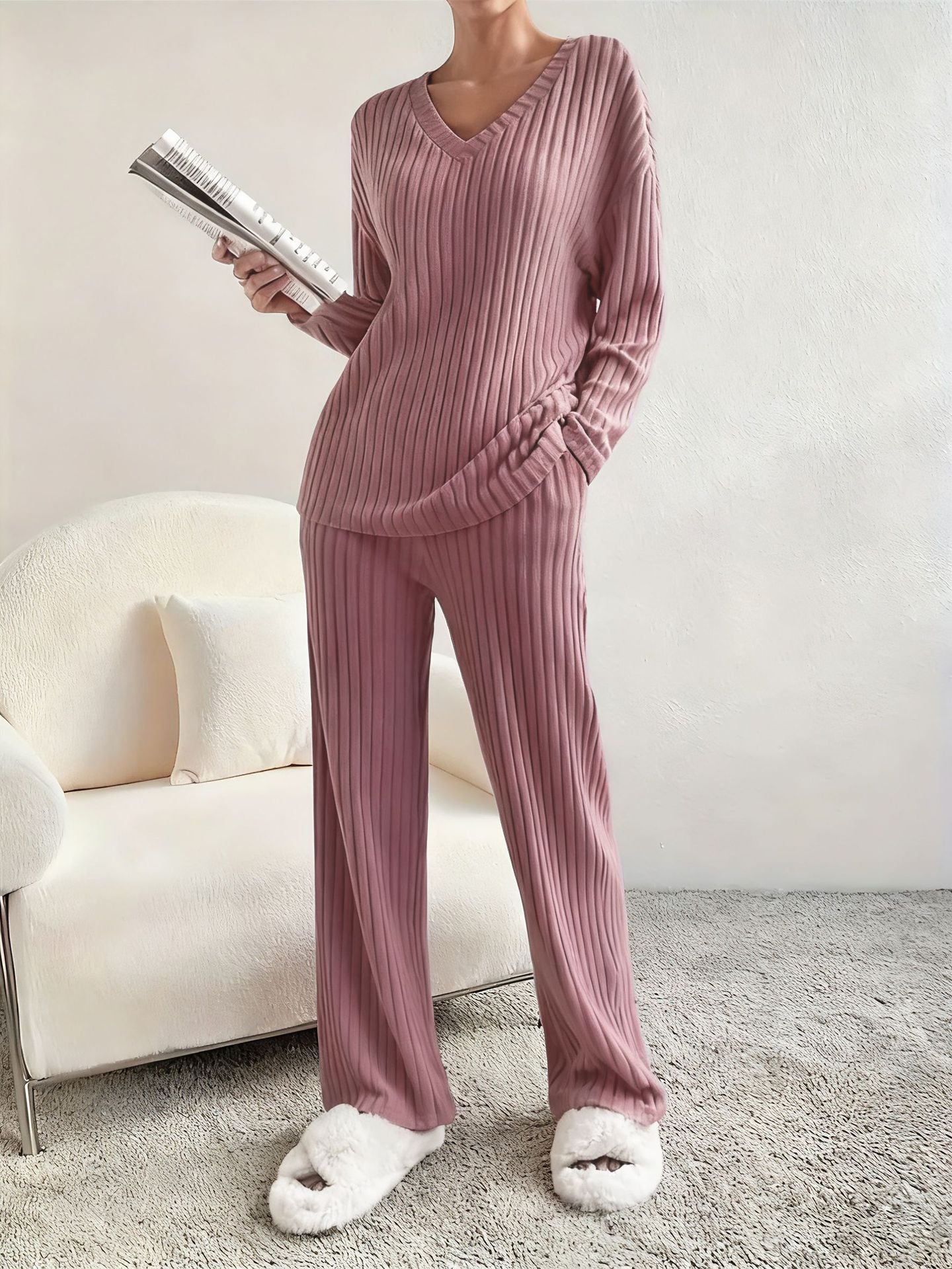 Steinsee - Ripp-Loungewear Set