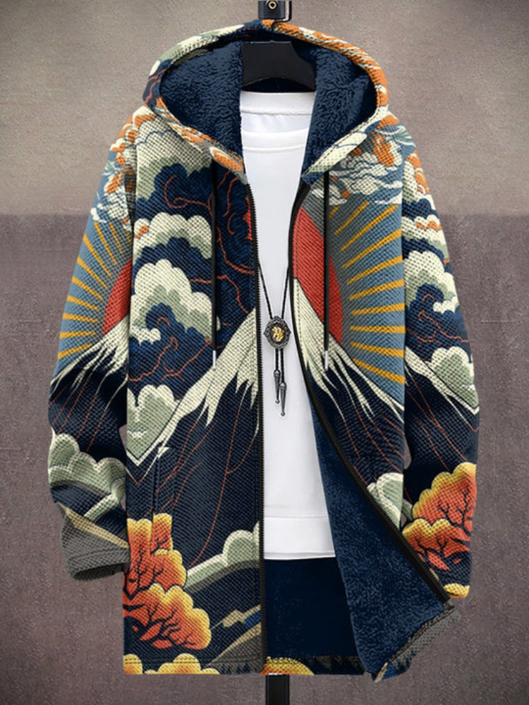 Kalina™ - Luxe, op kunst geïnspireerde hoodie met rits