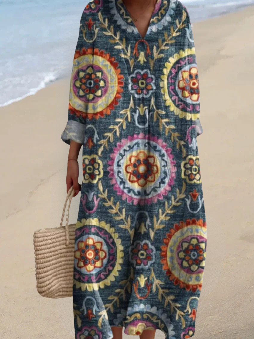 Olivia - Heldere vintage jurk