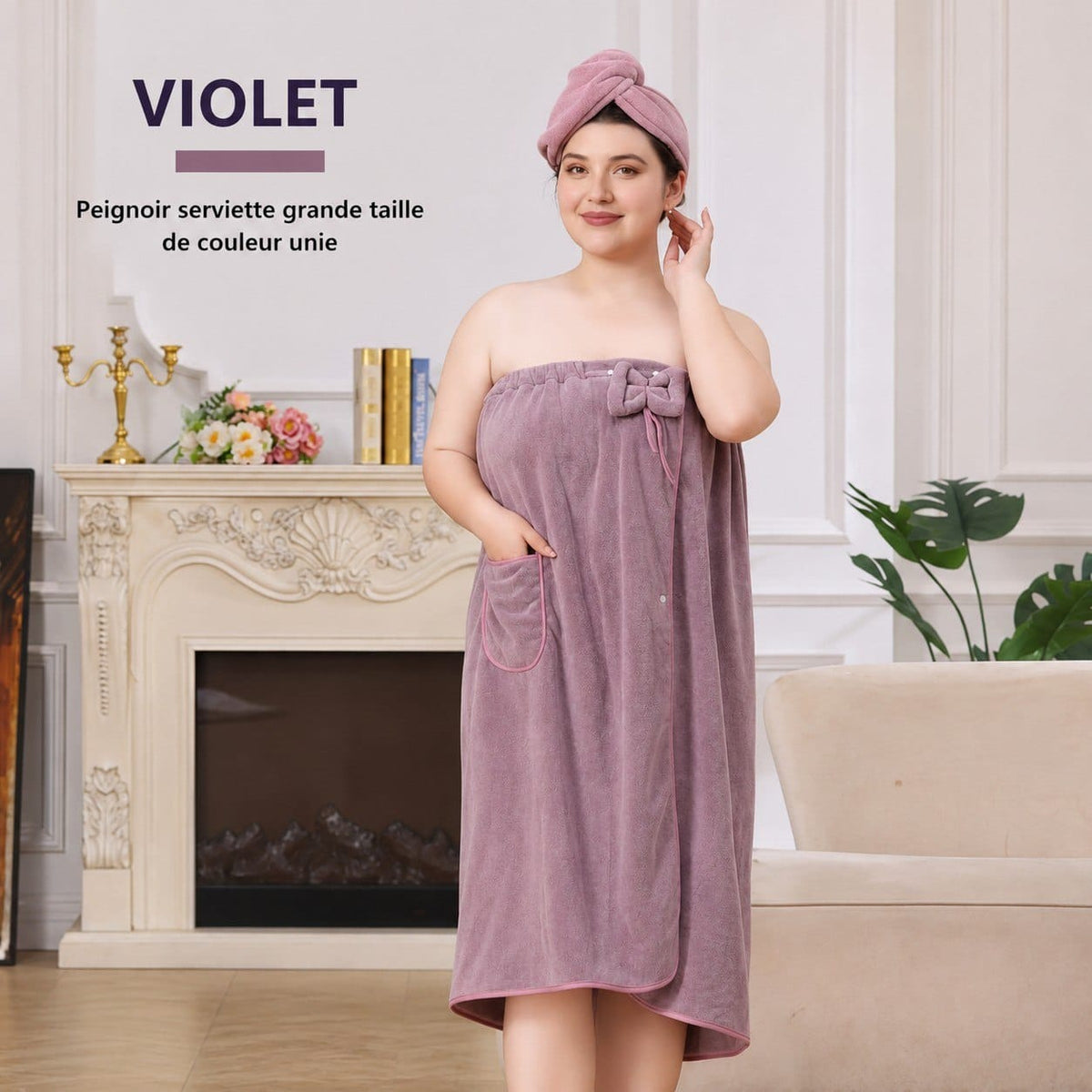 Eloria™ | Peignoir servet en muts