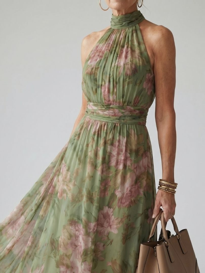 Naomi | Robe Maxi avec Dos Nu