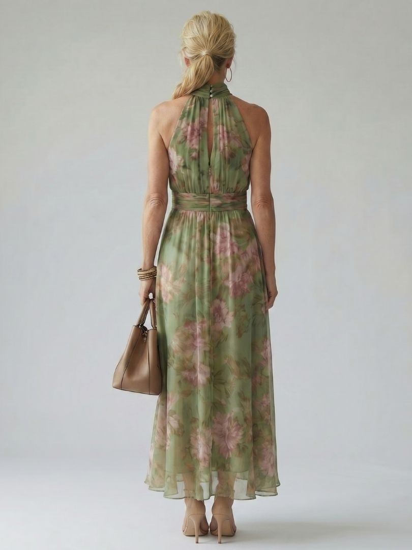 Naomi | Robe Maxi avec Dos Nu