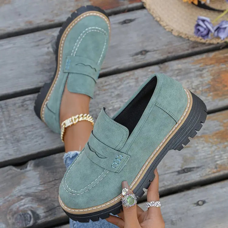 Alverina™ - Mocassins mit strukturiertem Profil