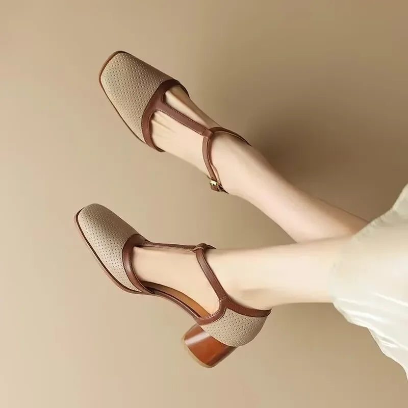 Katarzyna | Orthopedische schoenen met middelhoge hak