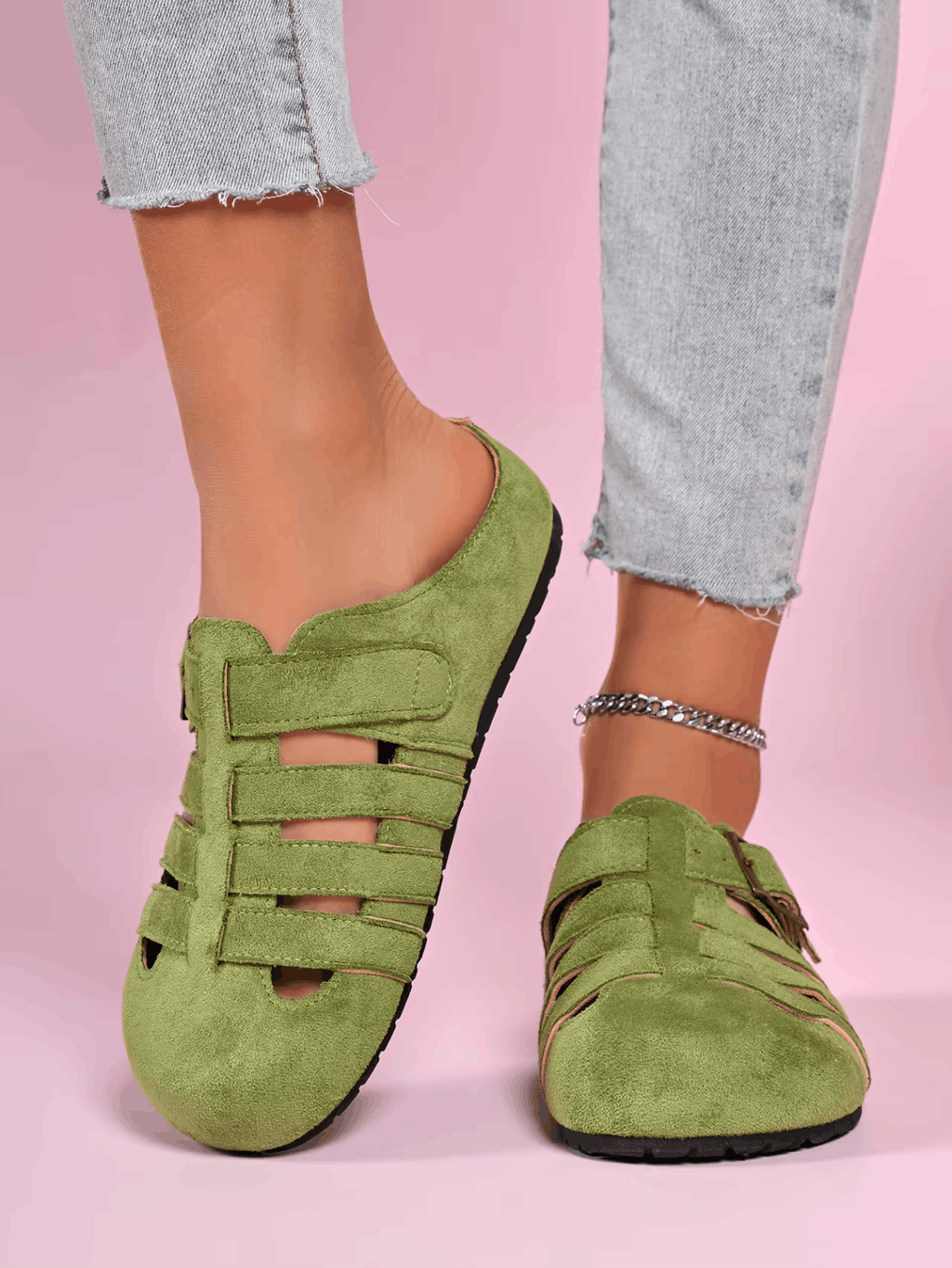 Aurora | Komfort Clogs mit verstellbarem Riemen
