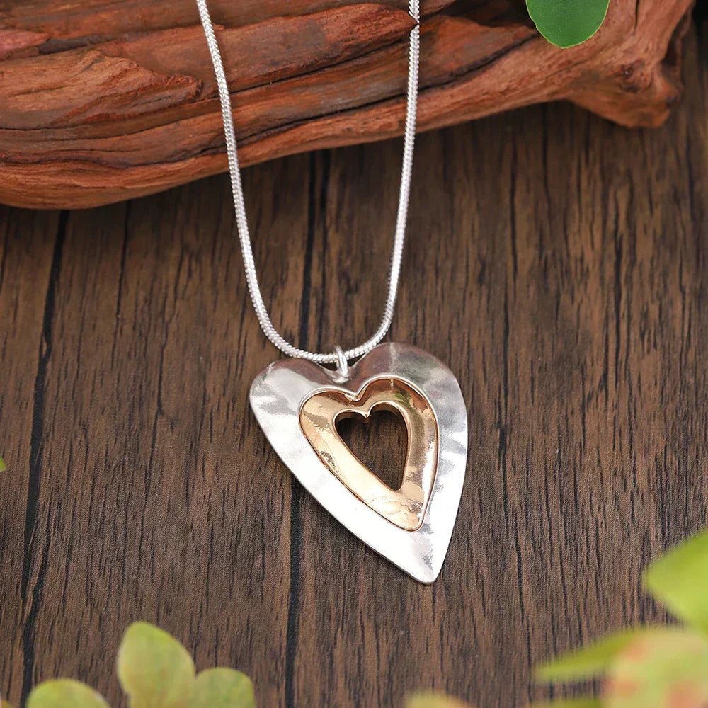 Antike Hartkette aus Silber und Gold