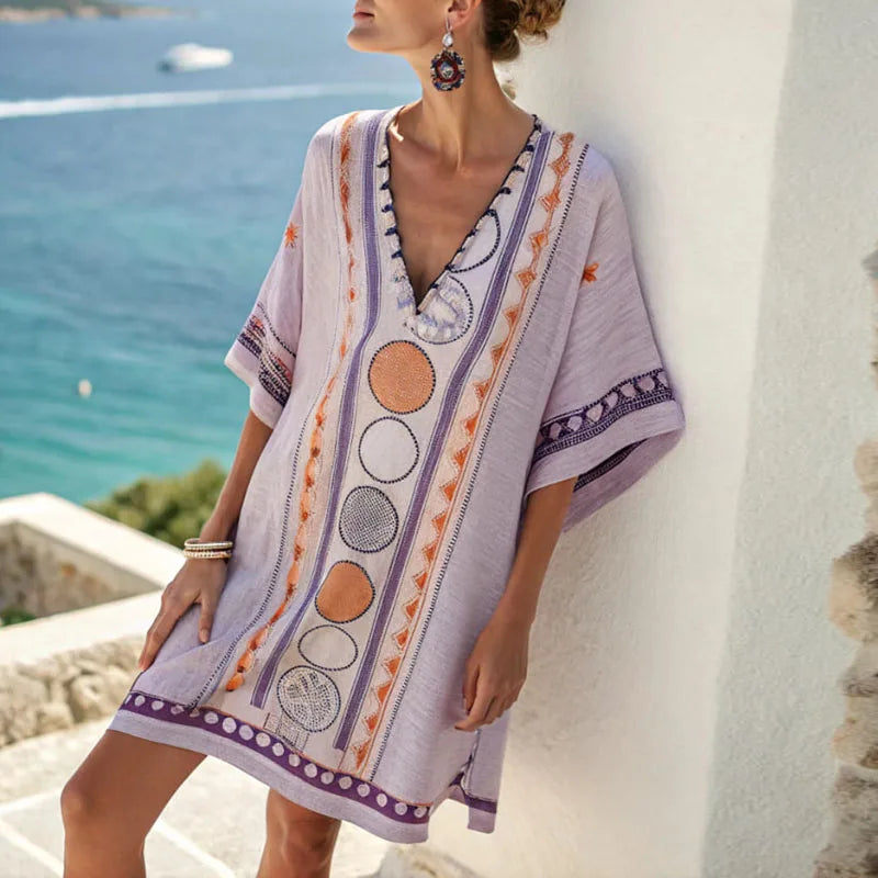 Esmee - Elegante en comfortabele Abito da Spiaggia voor één Stile Senza Sforzo