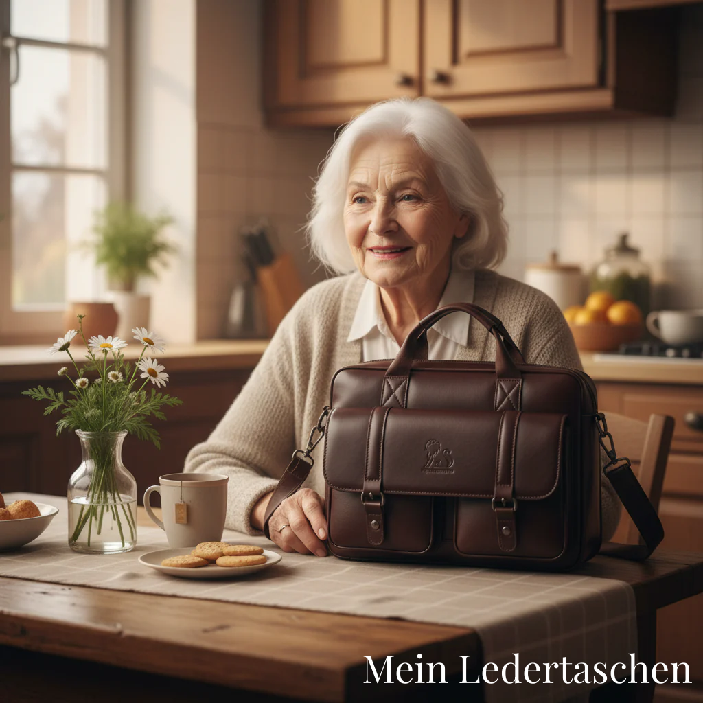Echt lederen aktetas