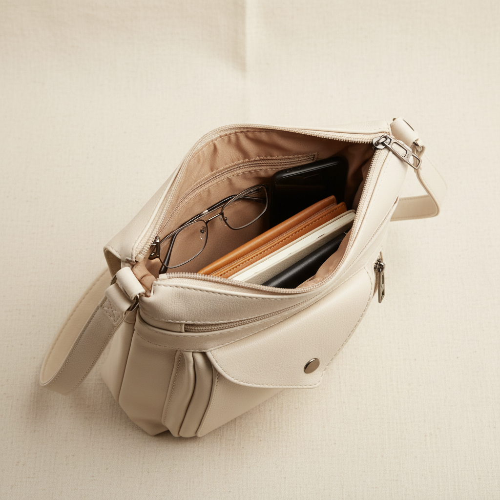 Clara vintage schoudertas