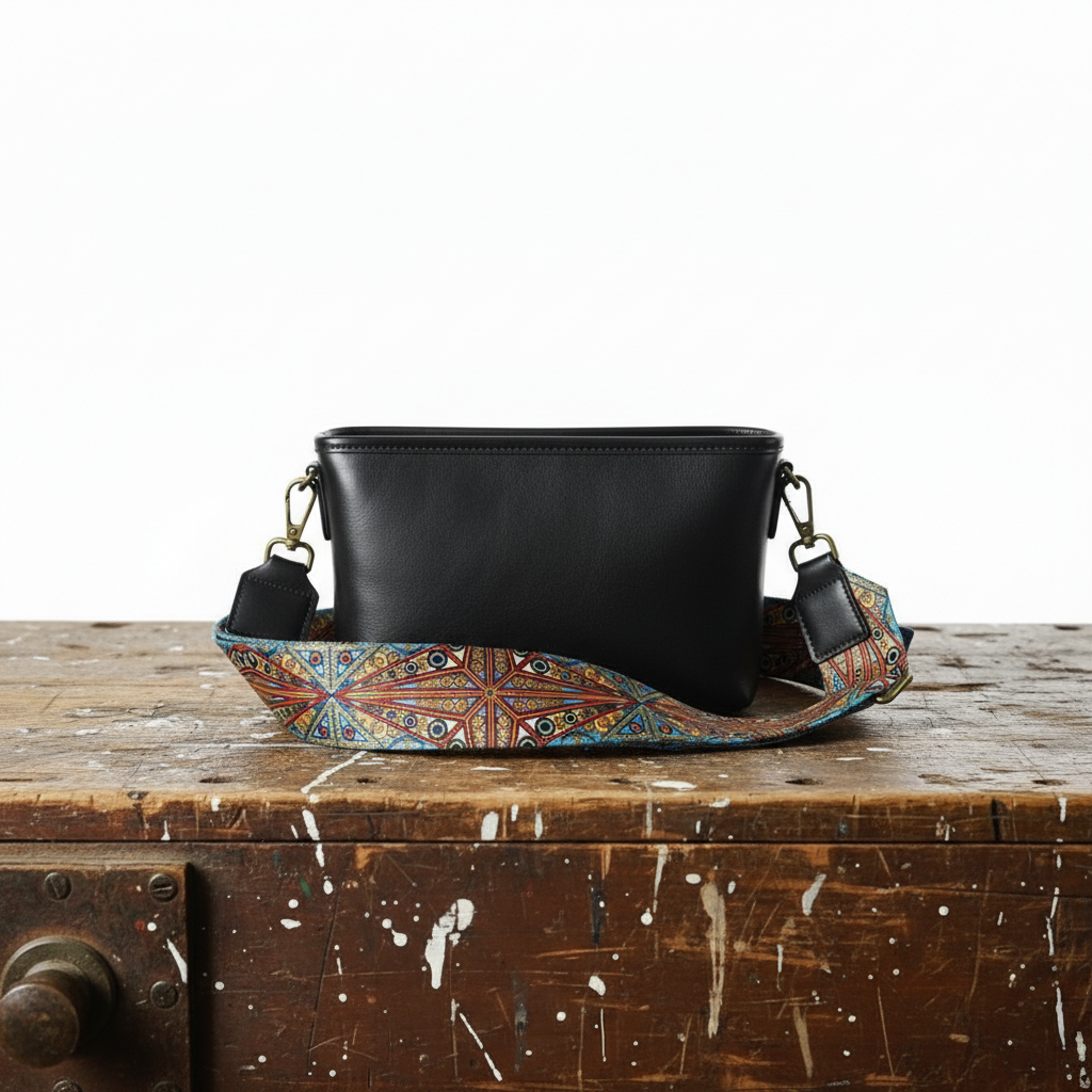 Vintage leren tas van Tamar