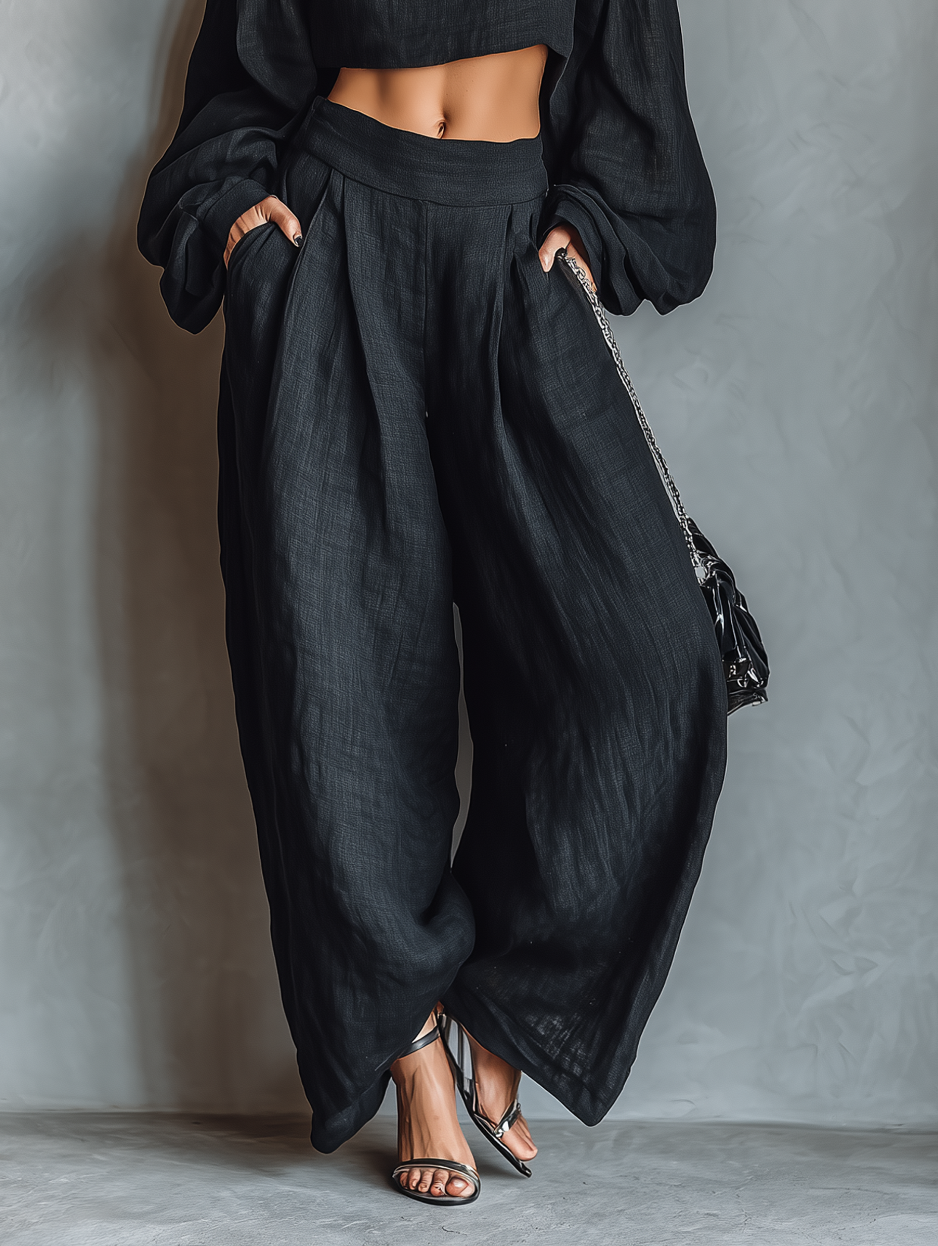 Tess™ || Off-shoulder halslijn met wijde broek