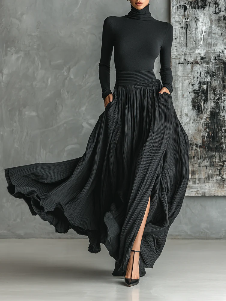 Eva™ || Elegante set met plooirok