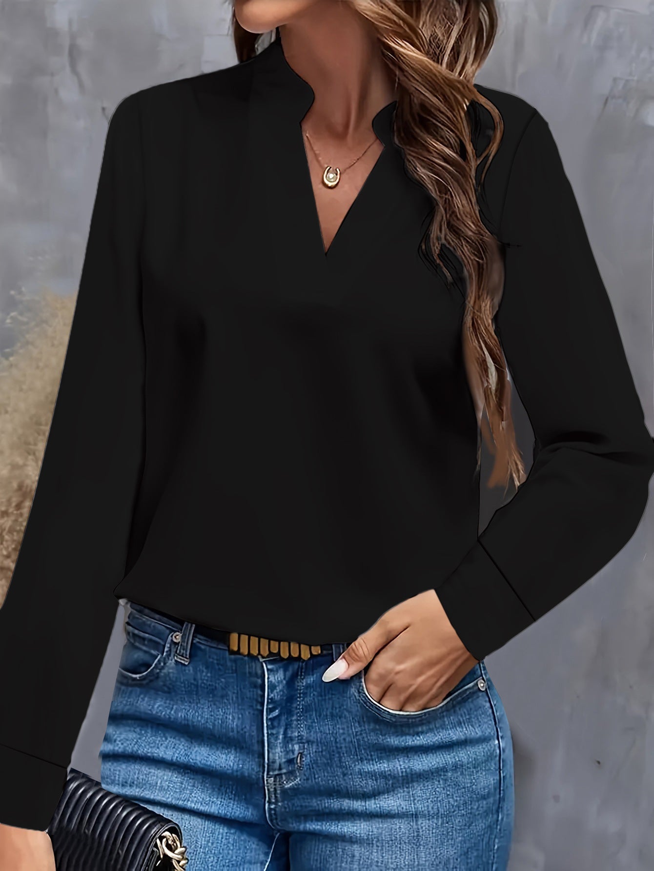 Alexandra Elegante damesblouse met V-hals