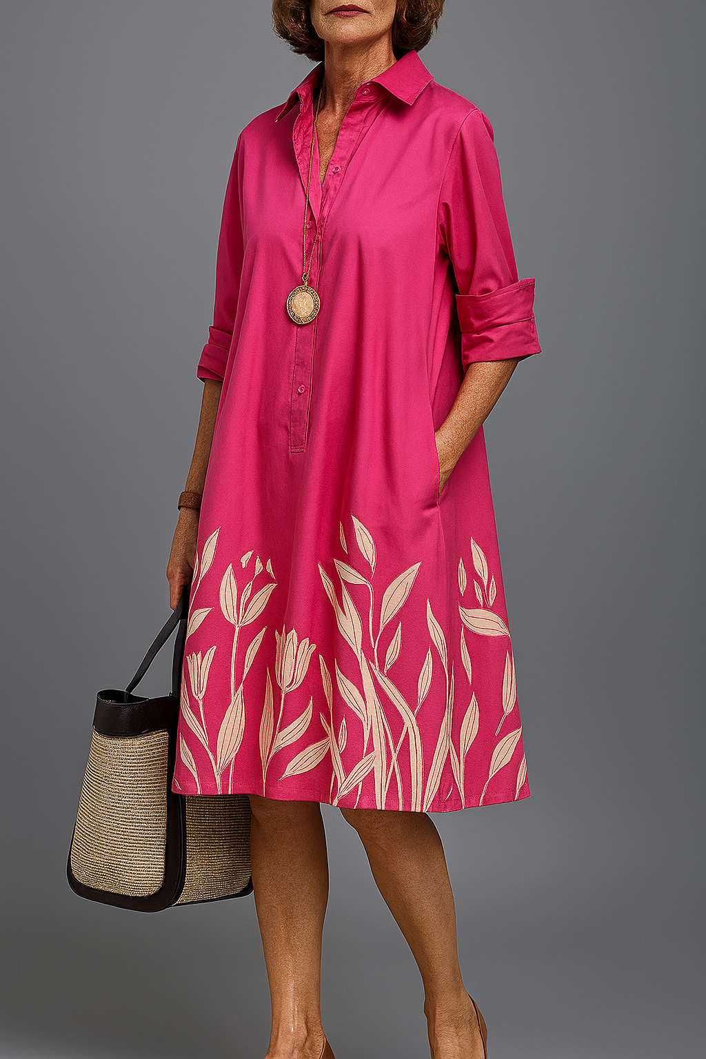 Grace™ | Comfortabele midi-jurk