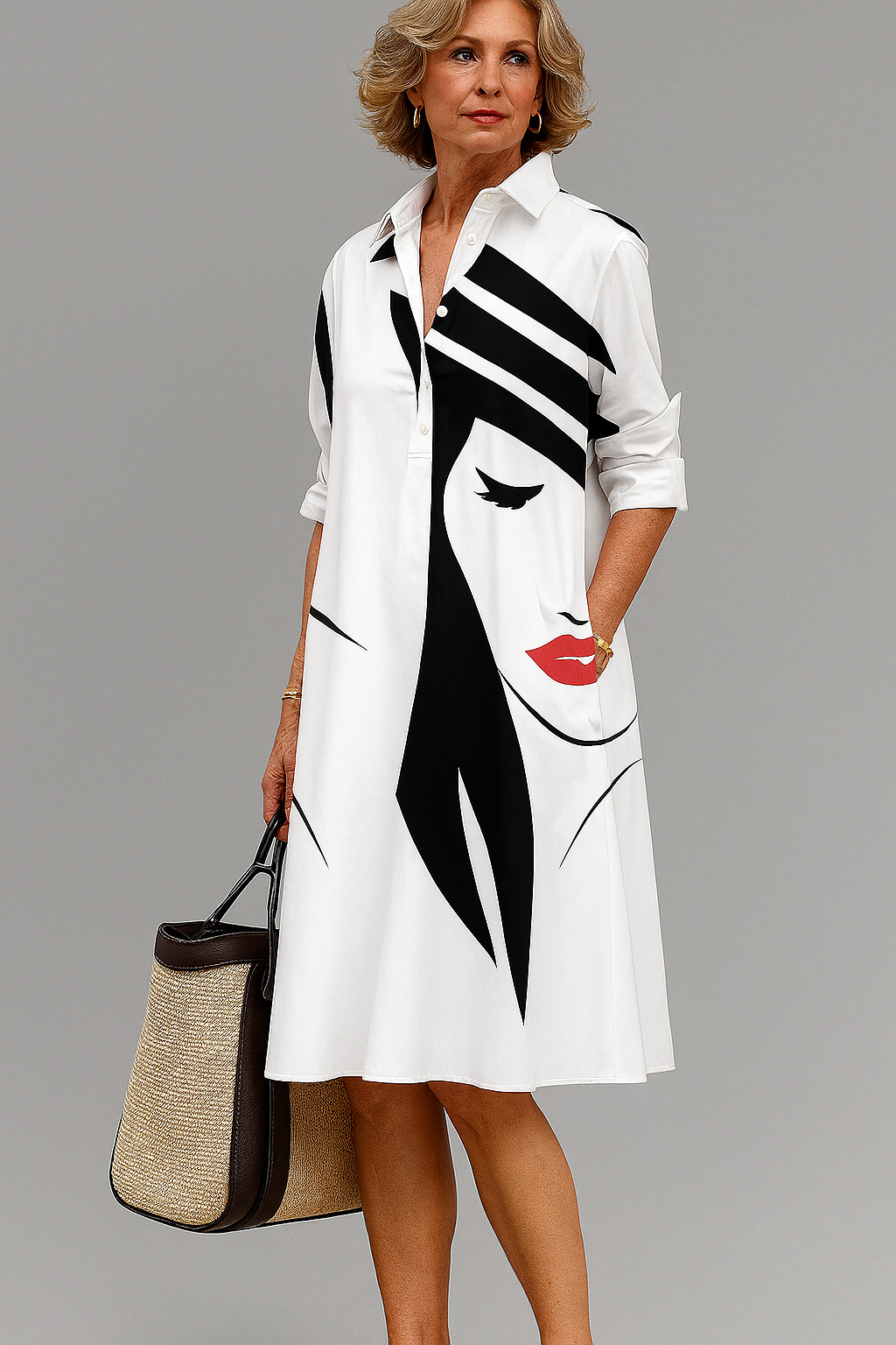 Bella™ | Comfortabele midi-jurk