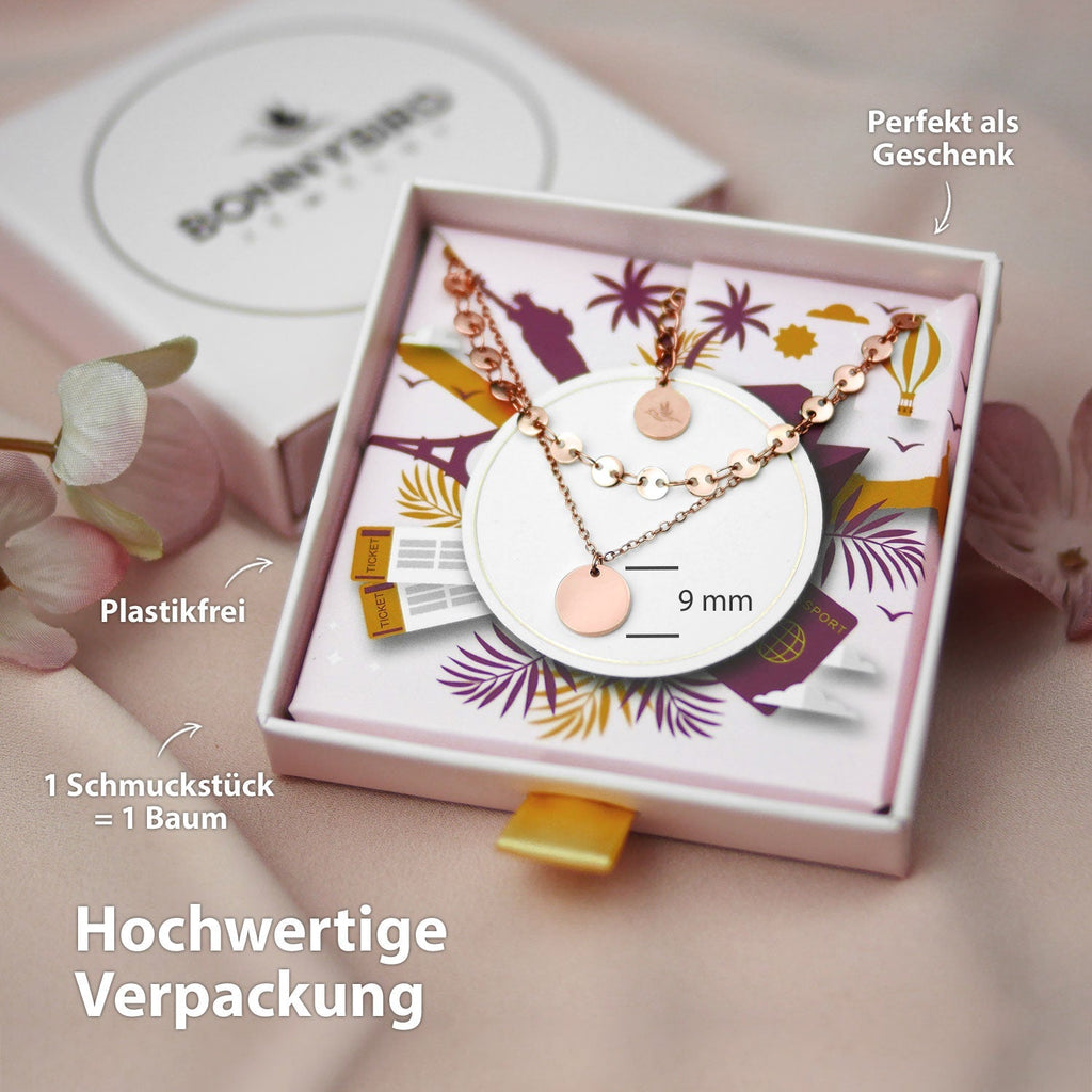 BonnyBoho Kettingset Roos