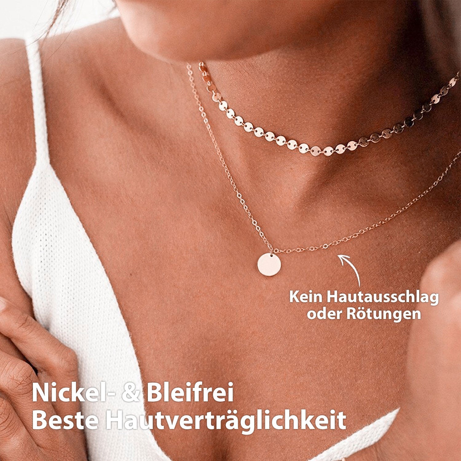 BonnyBoho Kettingset Roos