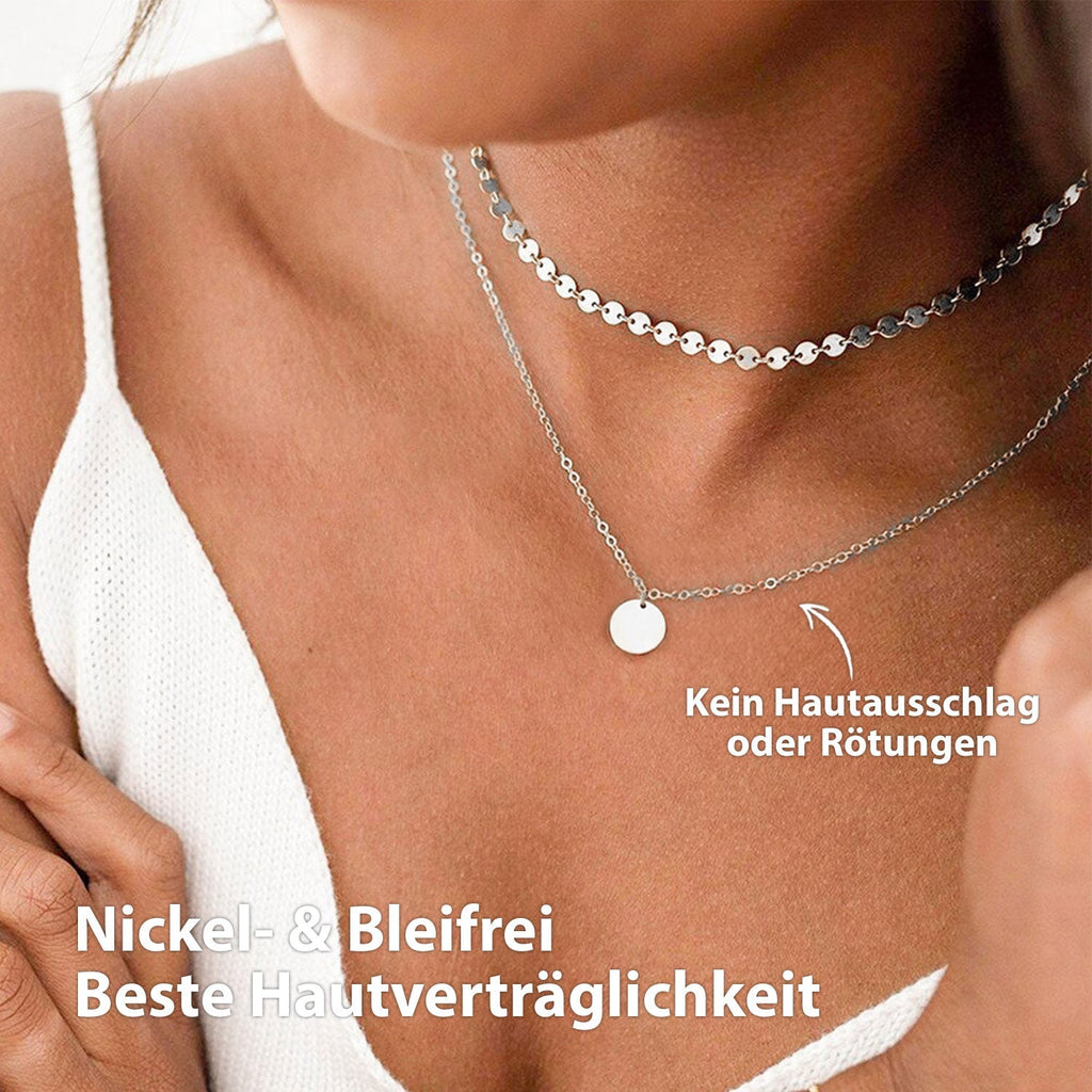 BonnyBoho kettingset zilver