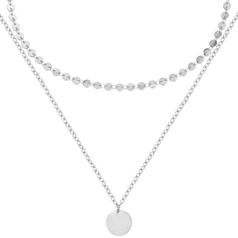 BonnyBoho kettingset zilver