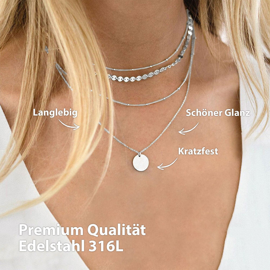 BonnyBoho kettingset zilver
