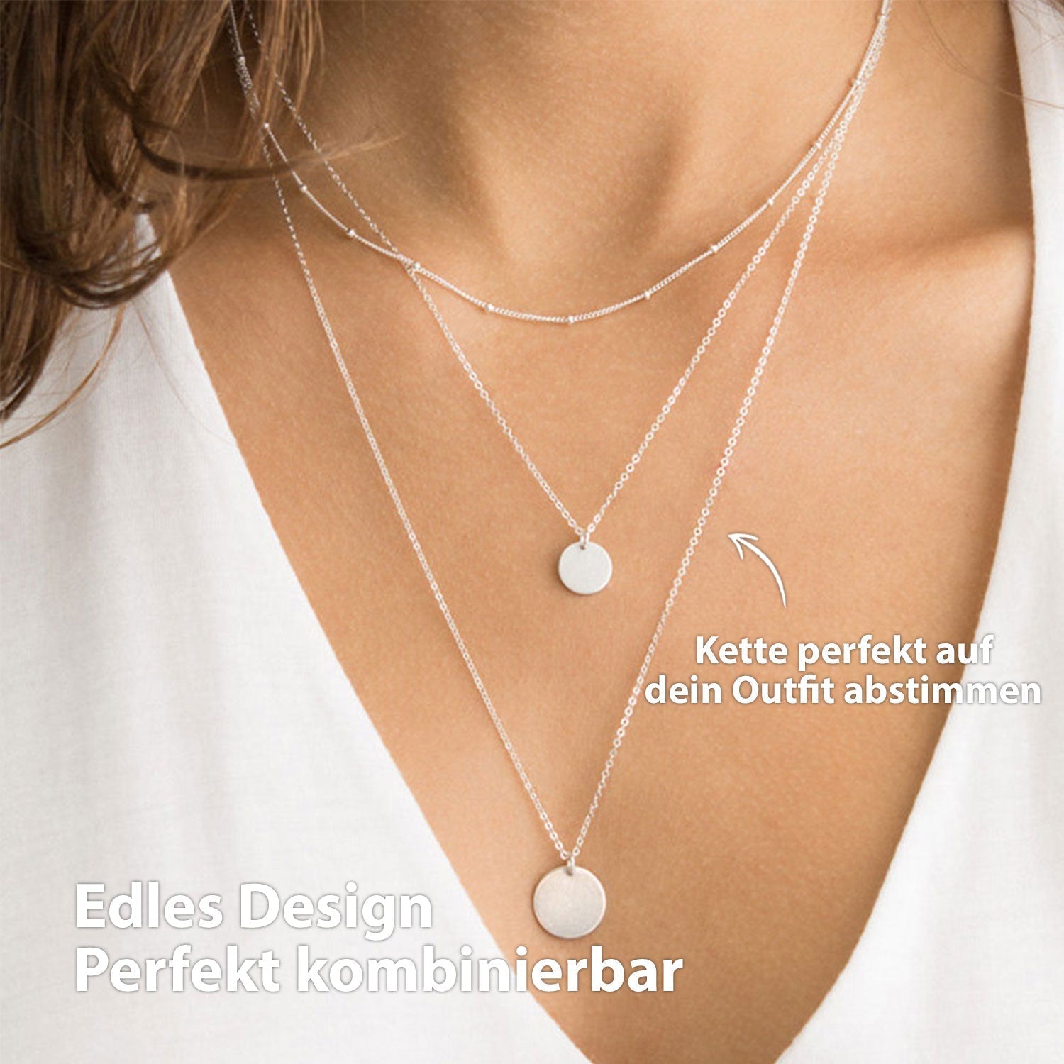BonnyDot ketting zilver