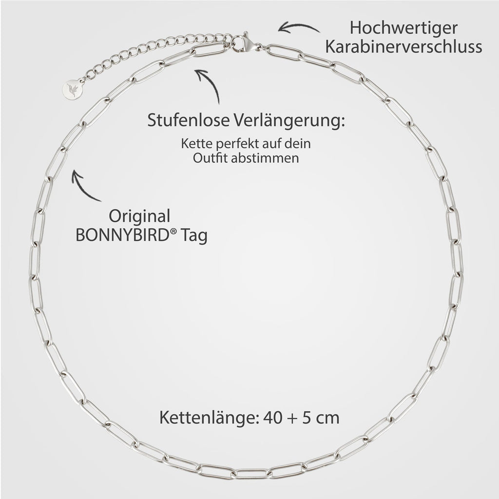 BonnyLink schakelketting zilver