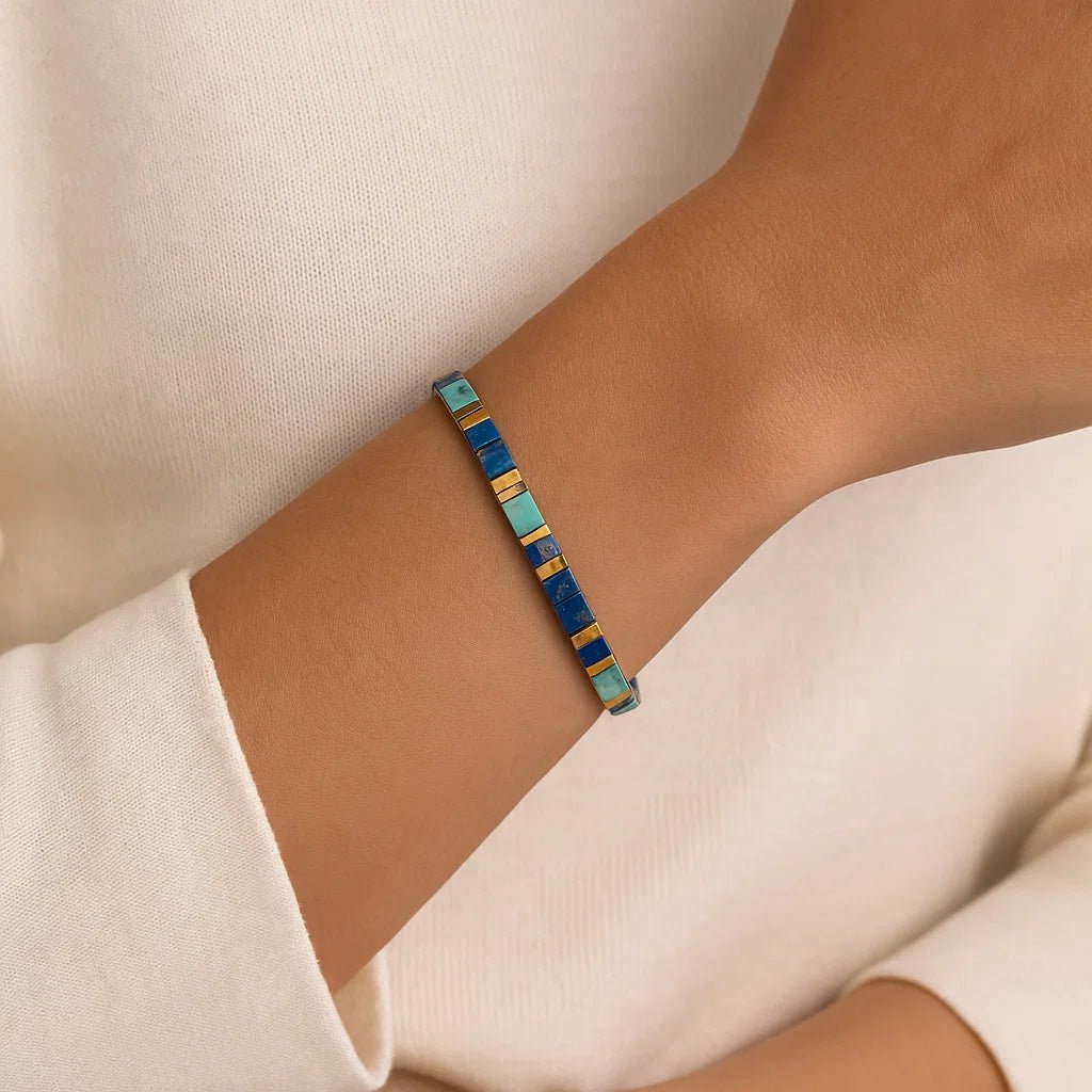 AozoraGold™ Perlenarmband