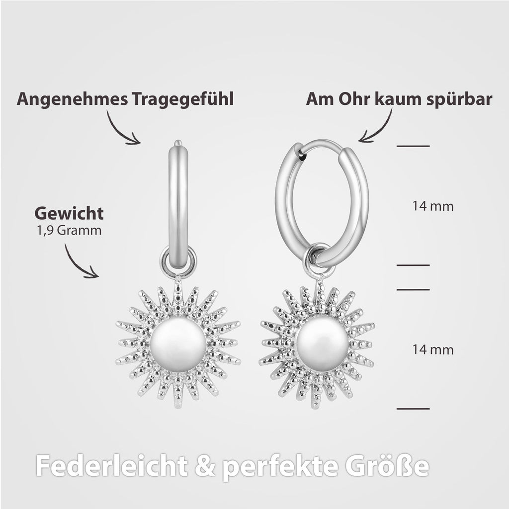 Bundel: BonnySun ketting + zilveren zonoorbellen