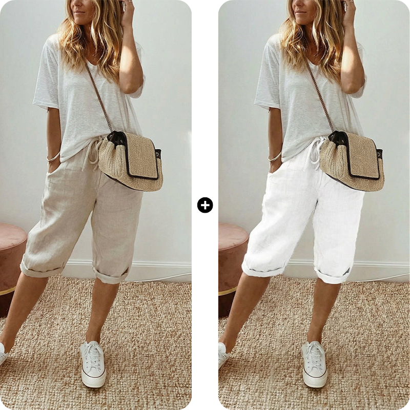 Lina – luchtige, comfortabele capribroek