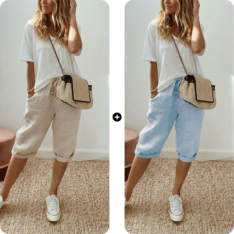 Lina – luchtige, comfortabele capribroek