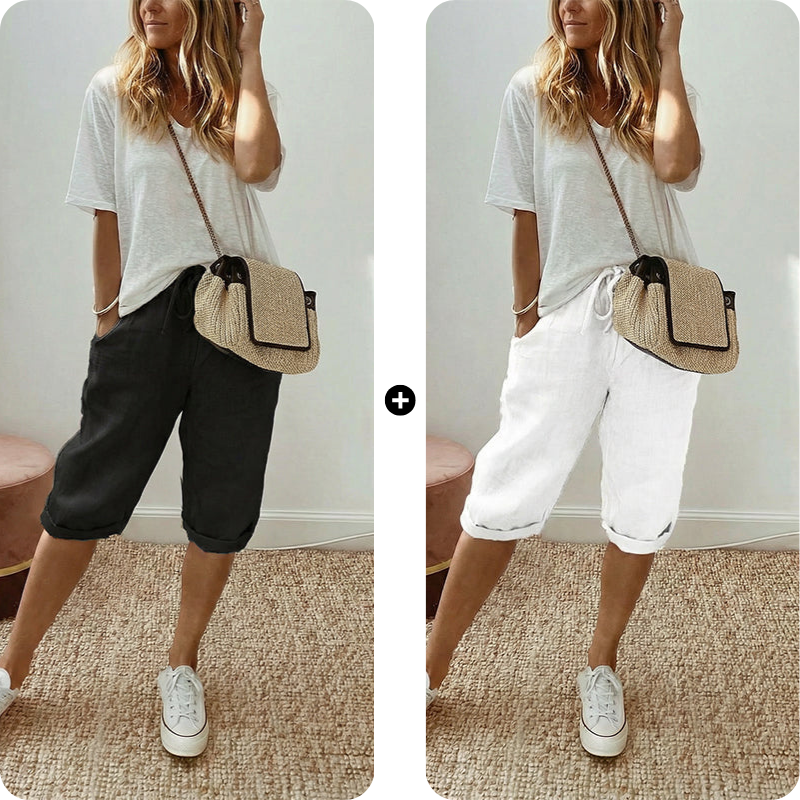 Lina – luchtige, comfortabele capribroek