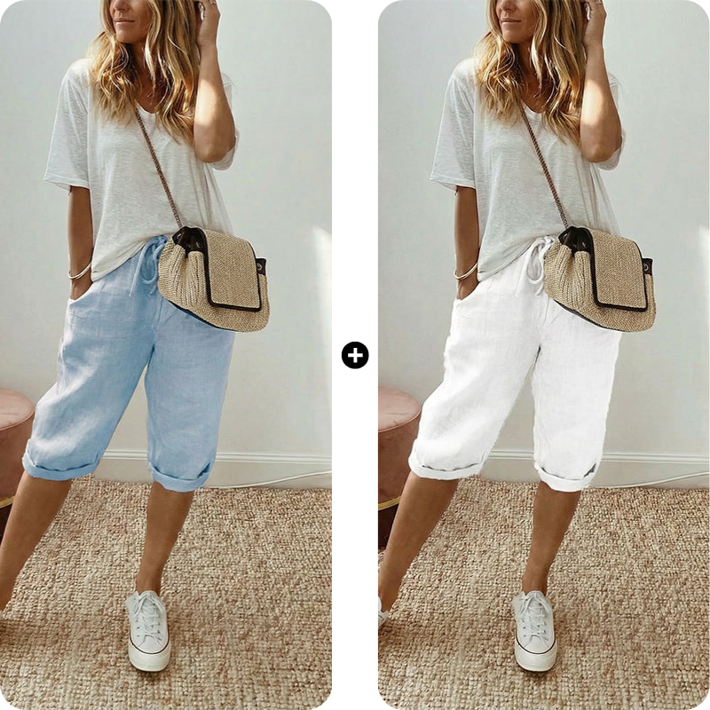 Lina – luchtige, comfortabele capribroek