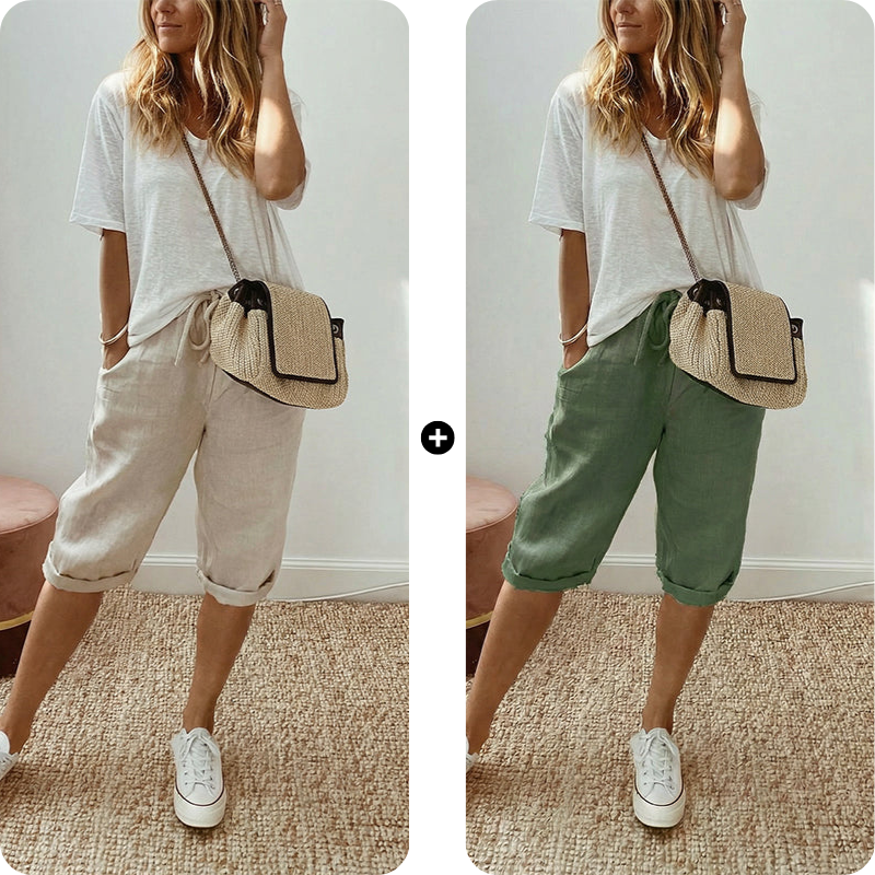 Lina – luchtige, comfortabele capribroek