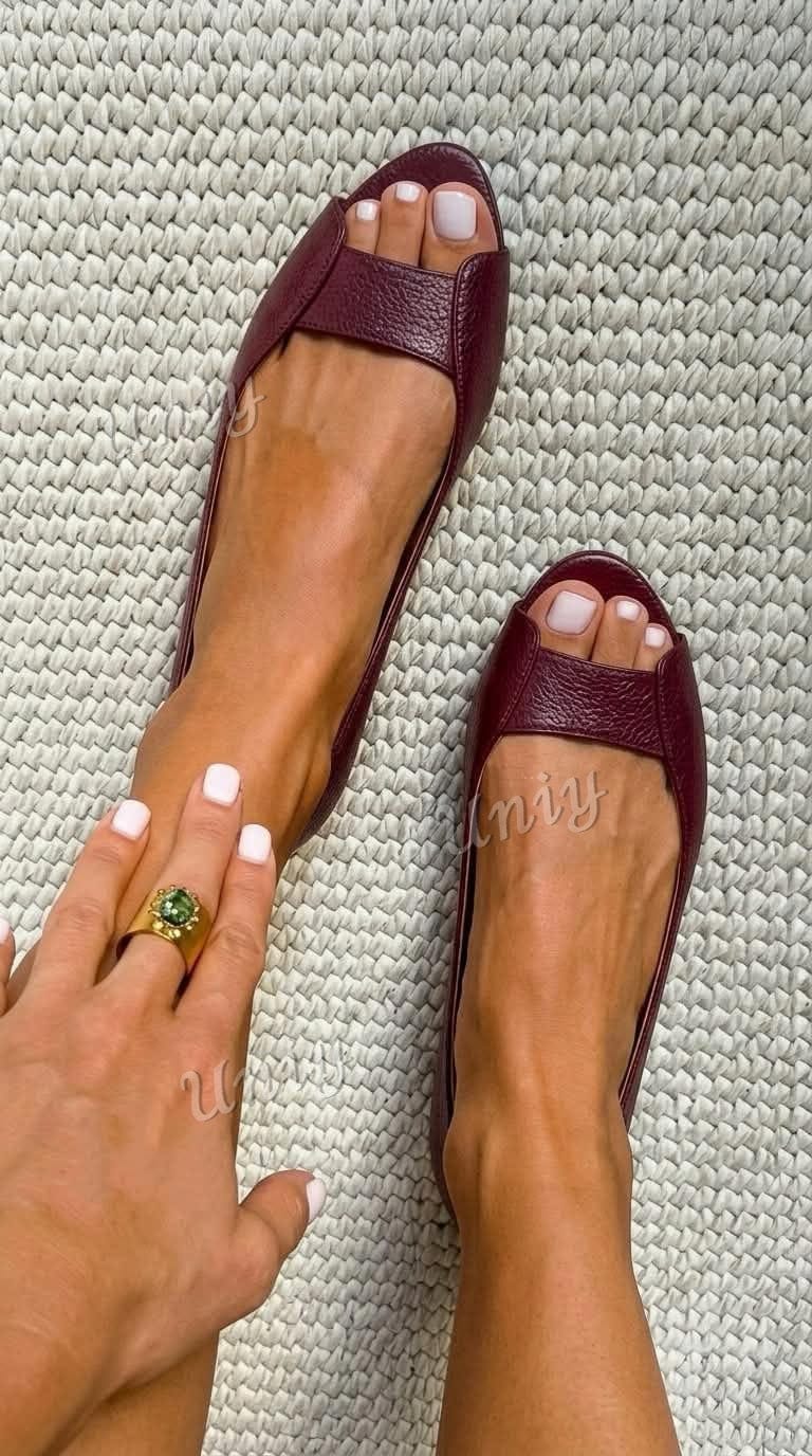 Elegante metallische Ballerinas in Champagnergold