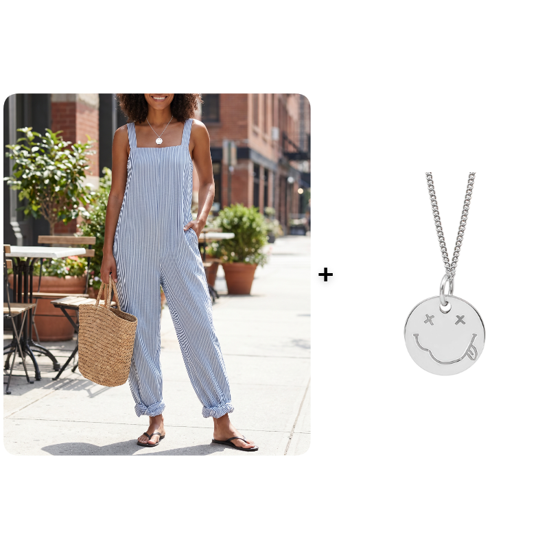 Marena™ | Luftiger Streifen-Jumpsuit