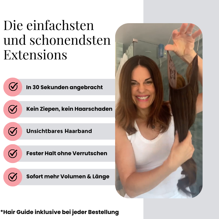 Steinsee Haar Extensions – Volumen in 30 Sekunden