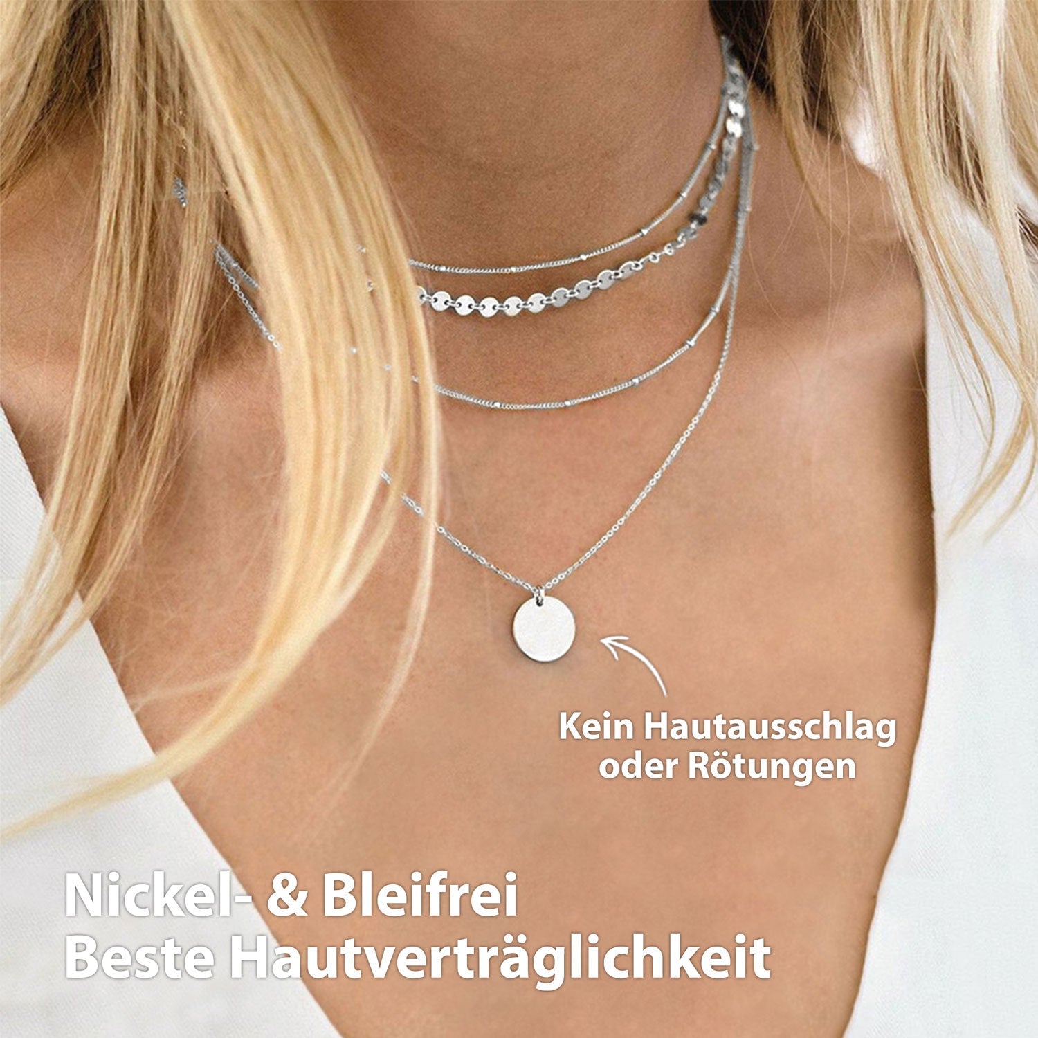 BonnySydney kettingset zilver