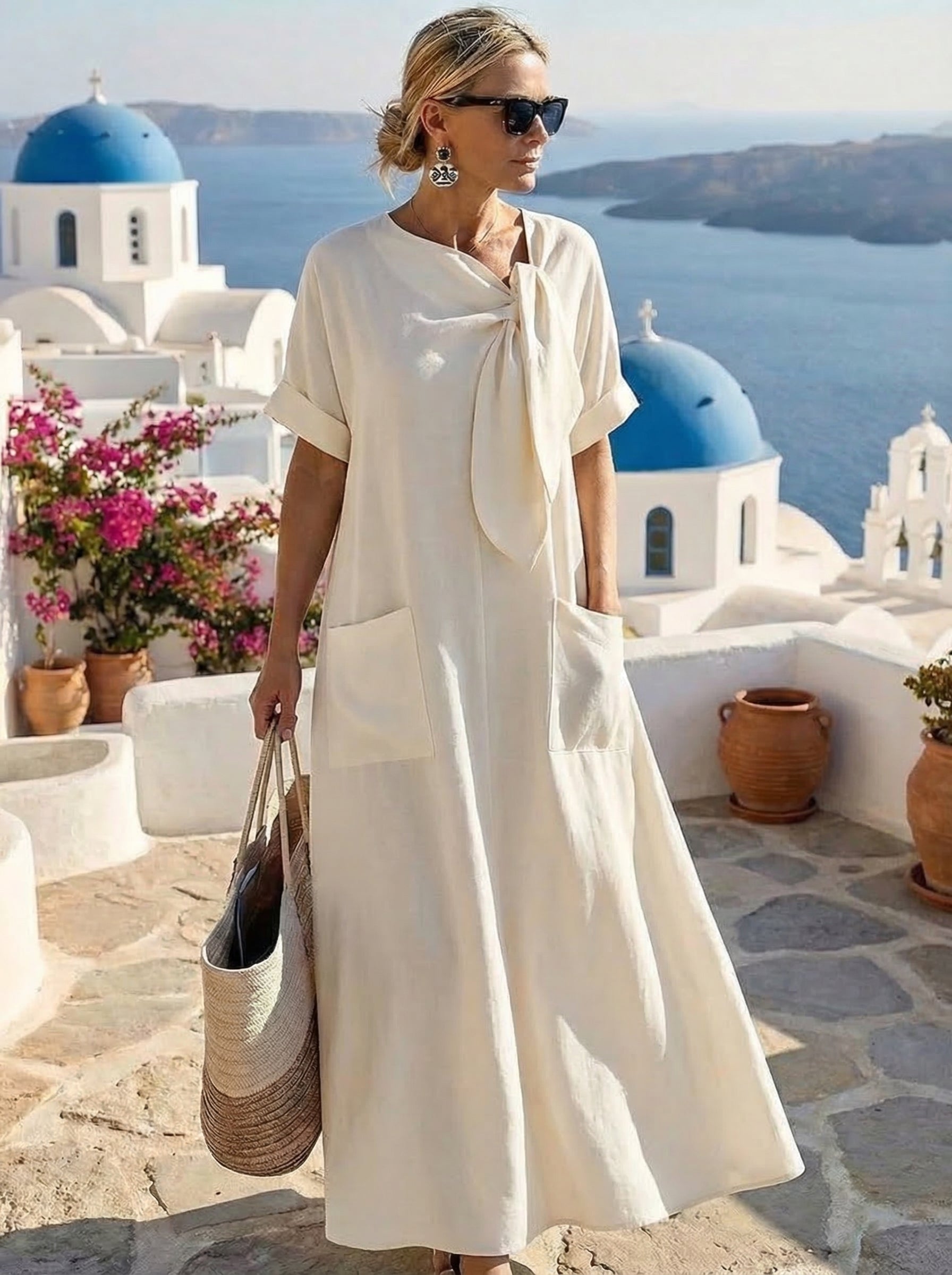 Fleur™ Abito Elegante con-tas